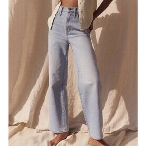 Madewell Perfect Vintage Wide-Leg Crop Jean in Edmunds Wash $128 Size 25 ND537